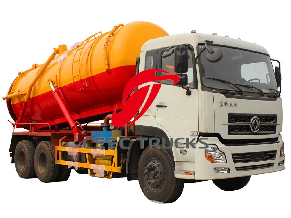 Dongfeng 18000liters vacuum suction tanker truck Dongfeng 18000liters vacuum suction tanker truck