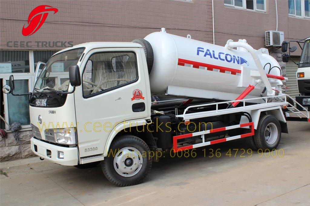 dongfeng 3 CBM sewage tanker truck dongfeng 3 CBM sewage tanker truck