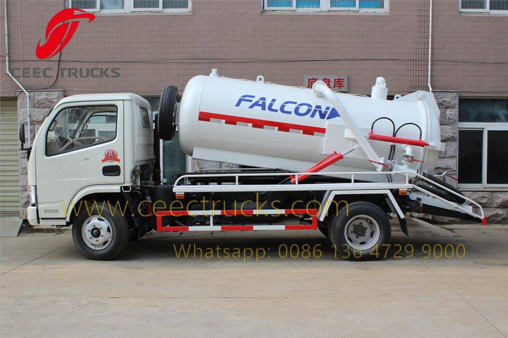 dongfeng 3 CBM sewage tanker truck dongfeng 3 CBM sewage tanker truck