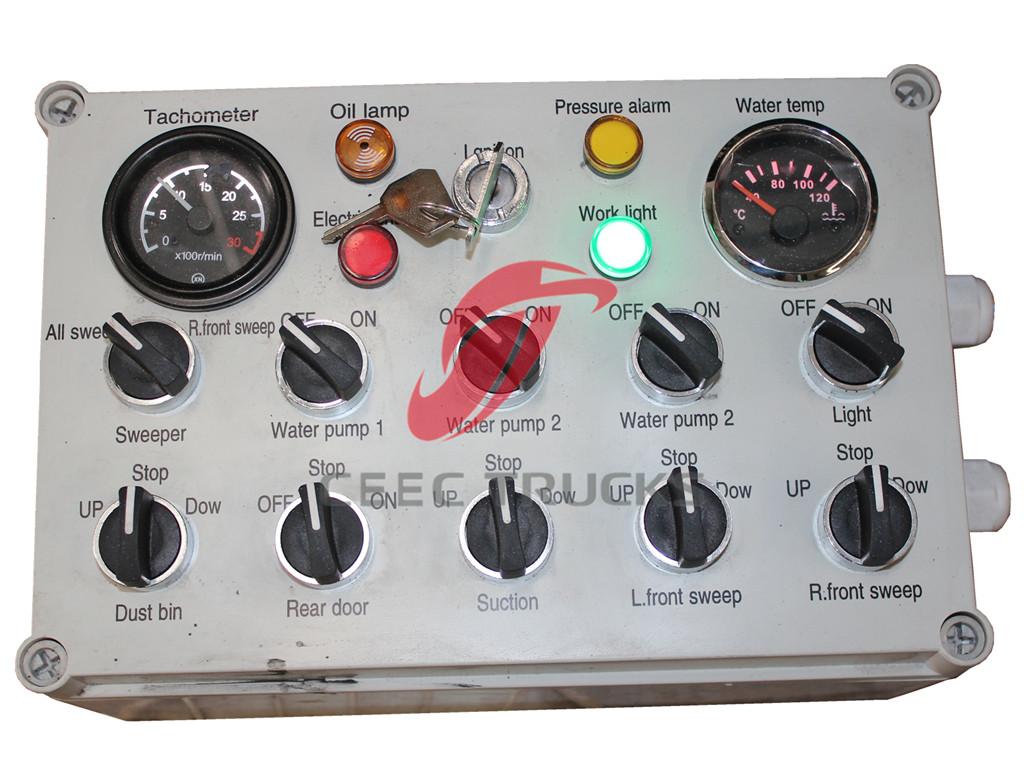 Main control box in cabin Main control box in cabin