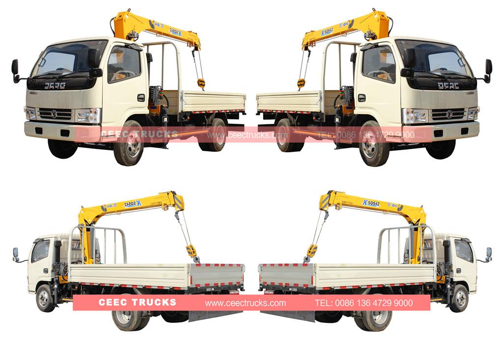 view for dongfeng 2ton crane truck view for dongfeng 2ton crane truck