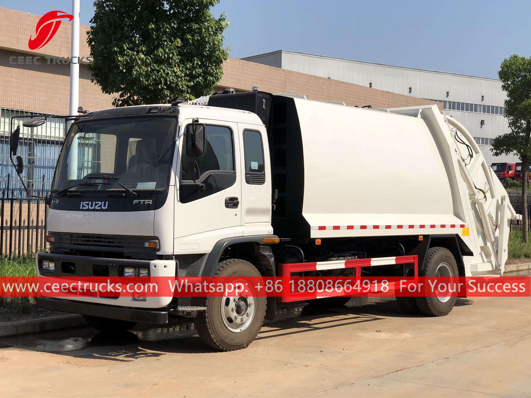 ISUZU 12CBM Refuse compactor truck for sale ISUZU 12CBM Refuse compactor truck for sale
