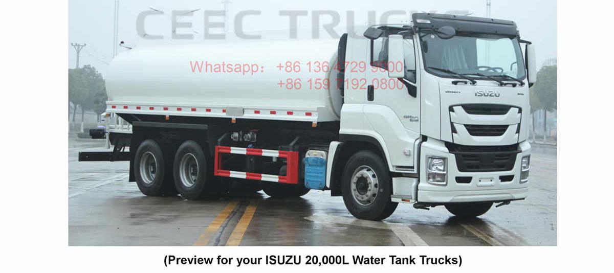 Syria--ISUZU GIGA 20000Liters water truck manual Syria--ISUZU GIGA 20000Liters water truck manual