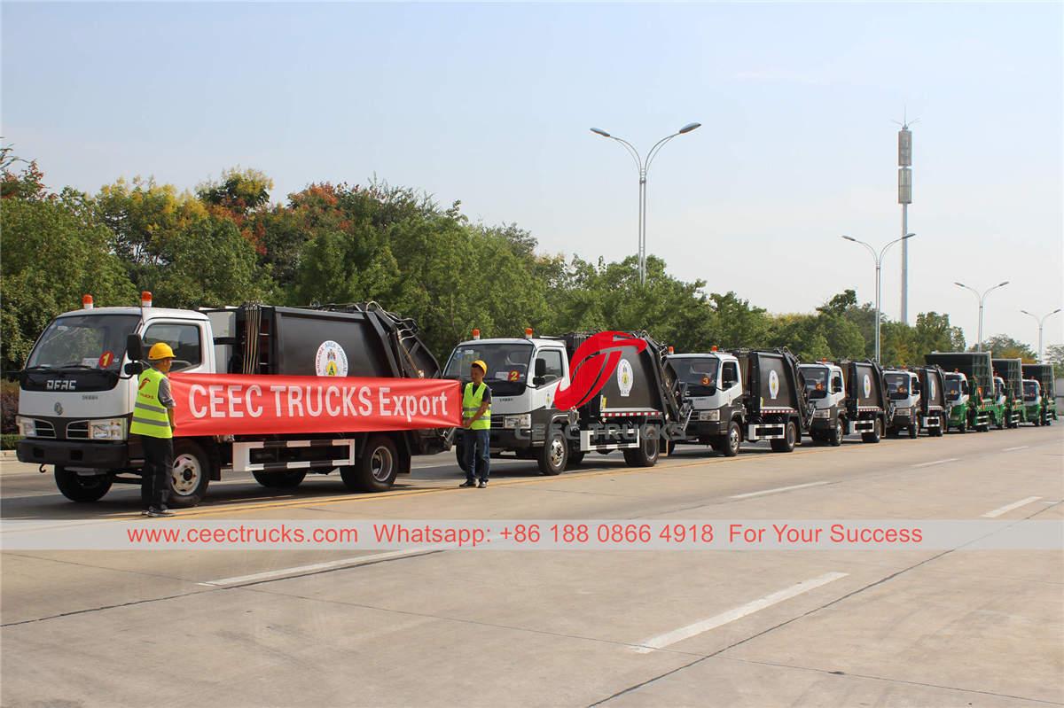 Dongfeng garbage trucks for Gambia Dongfeng garbage trucks for Gambia