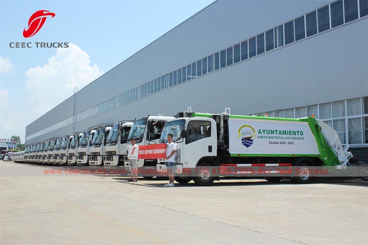 ISUZU refuse compression trucks for export ISUZU refuse compression trucks for export