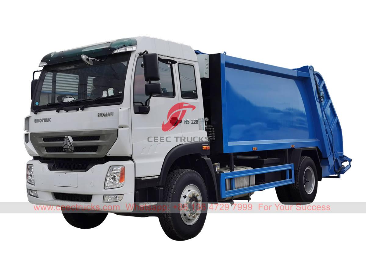 SINOTRUK 6 wheeler waste compression truck SINOTRUK 6 wheeler waste compression truck