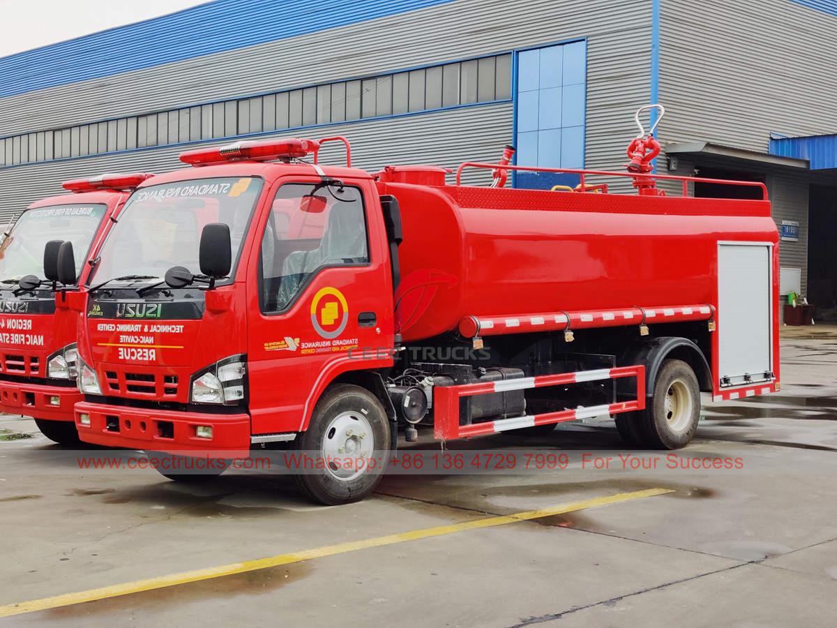 ISUZU 2000 liters water tank fire engine ISUZU 2000 liters water tank fire engine