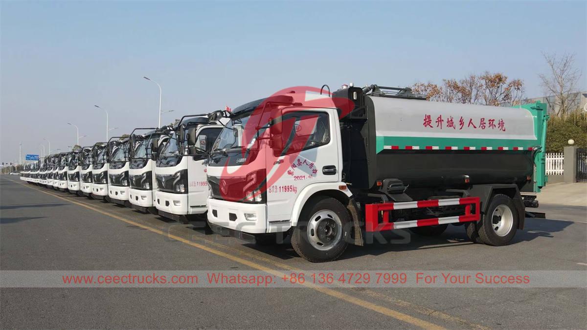 Dongfeng side loading refuse trucks for sale Dongfeng side loading refuse trucks for sale