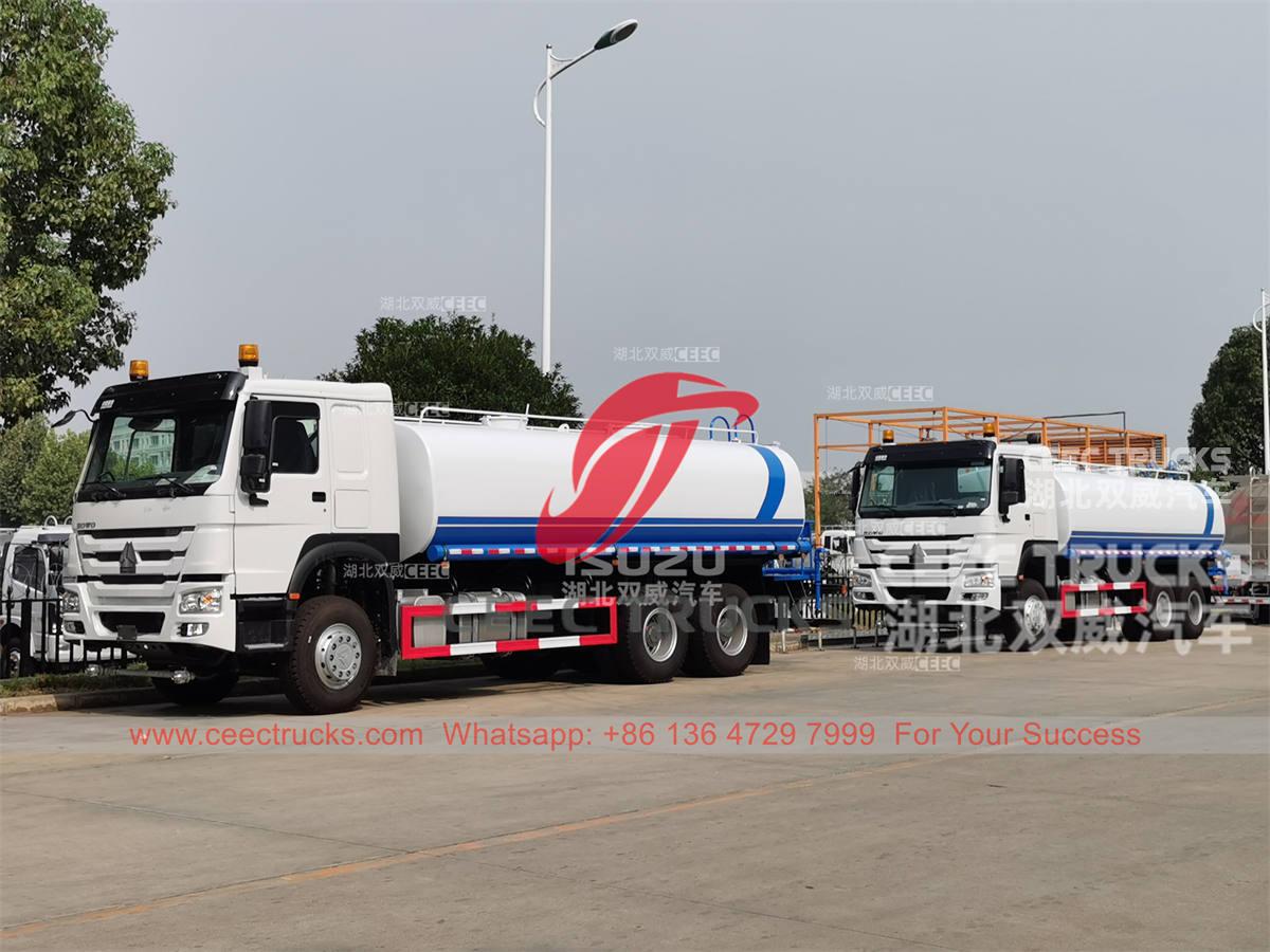 HOWO 6Ã4 LHD water transport trucks at promotional price HOWO 6Ã4 LHD water transport trucks at promotional price