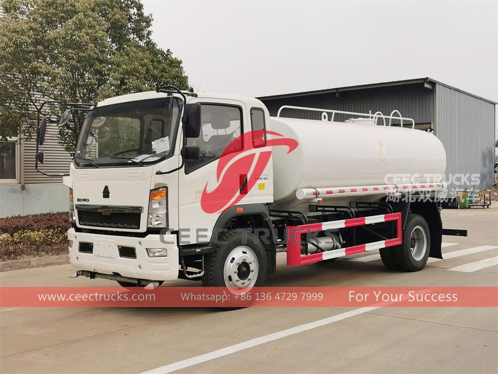 HOWO 6 wheeler water bowser at best price HOWO 6 wheeler water bowser at best price