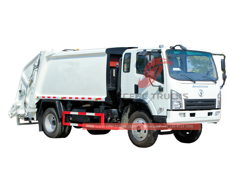 Shcaman 4x2 garbage compactor truck Shcaman 4x2 garbage compactor truck