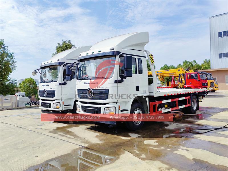 Shacman L3000 flat bed wrecker truck Shacman L3000 flat bed wrecker truck