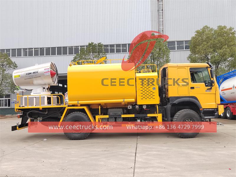 Howo&nbsp;4x4 Dust Suppression&nbsp;Water Tank Truck
