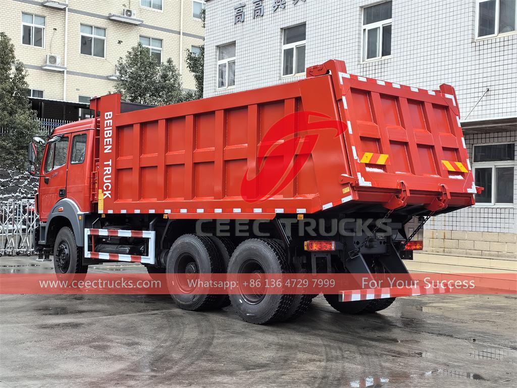 Beiben 6&Atilde;4 RHD tipper truck for sale