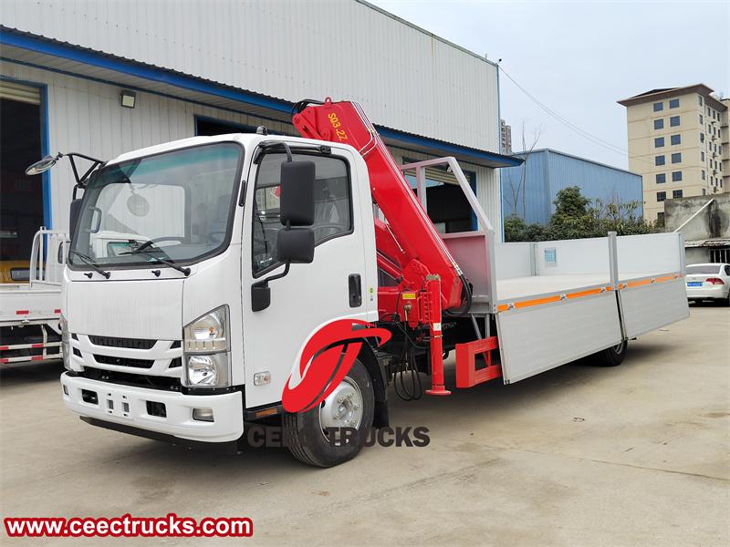 Isuzu 700P 5 tons knuckle boom truck mounted crane Isuzu 700P 5 tons knuckle boom truck mounted crane