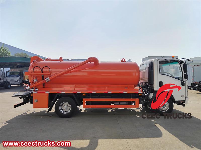 Isuzu KV600 vacuum pump tanker truck Isuzu KV600 vacuum pump tanker truck