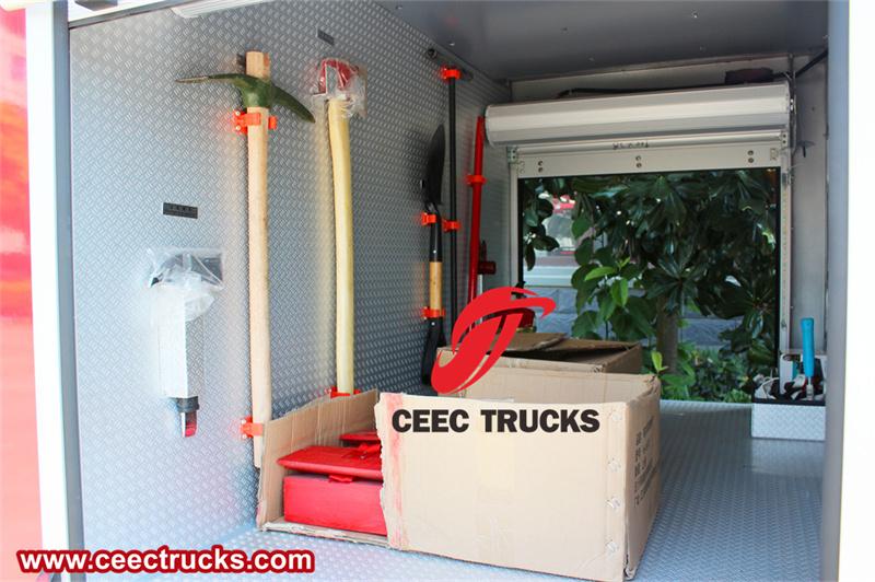 Wrench, fire axe, shovel, fire iron ring, hammer pick Wrench, fire axe, shovel, fire iron ring, hammer pick