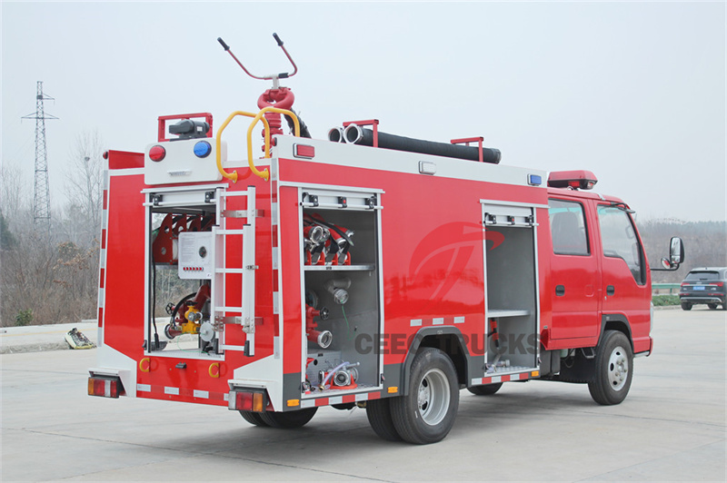 Isuzu 120HP 3cbm water foam fire truck Isuzu 120HP 3cbm water foam fire truck