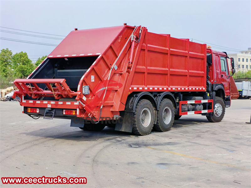 Howo compacted garbage trucks