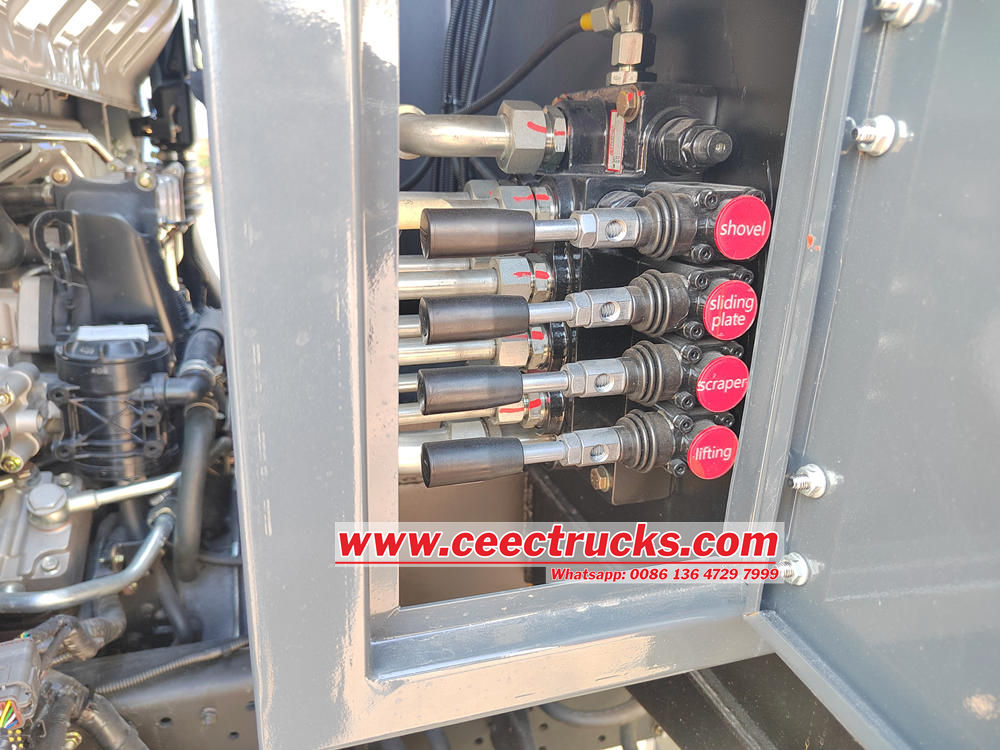 Isuzu waste collector truck