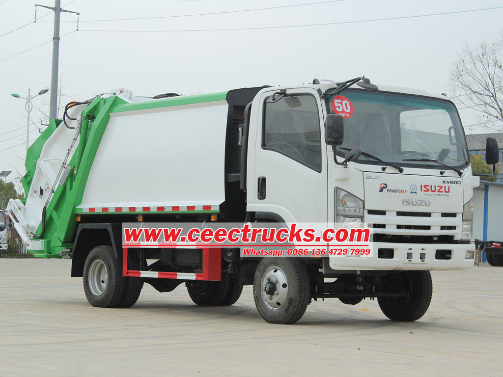 ISUZU 4&times;4 waste compactor trucks