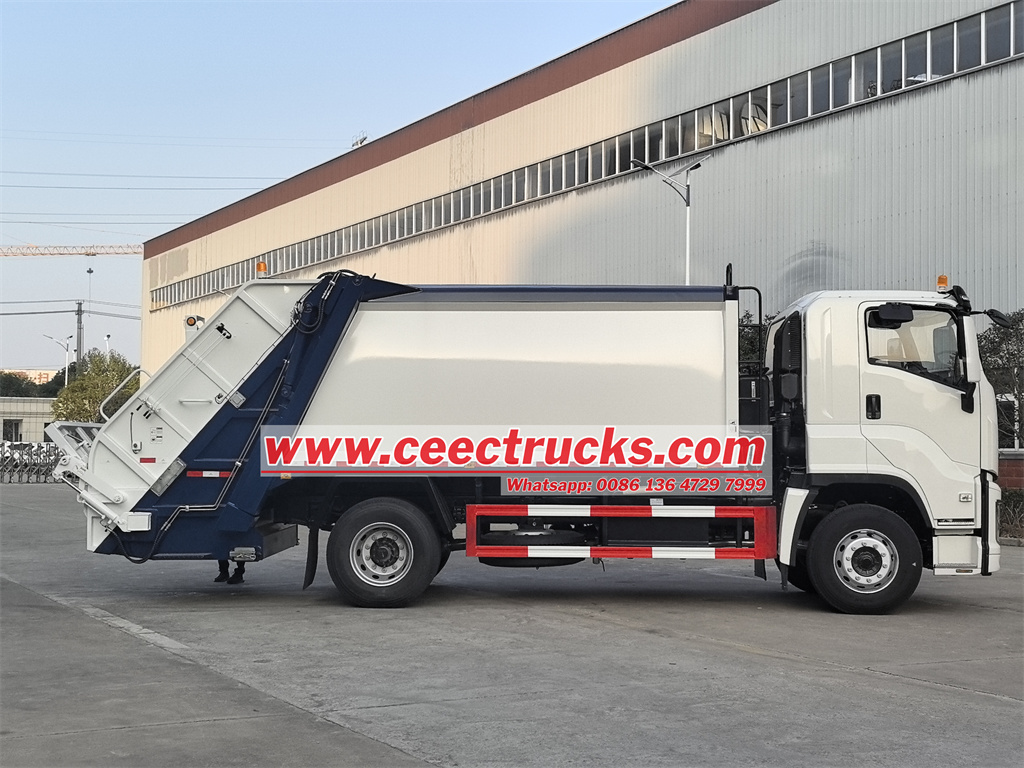 Isuzu 16cbm refuse compactor truck