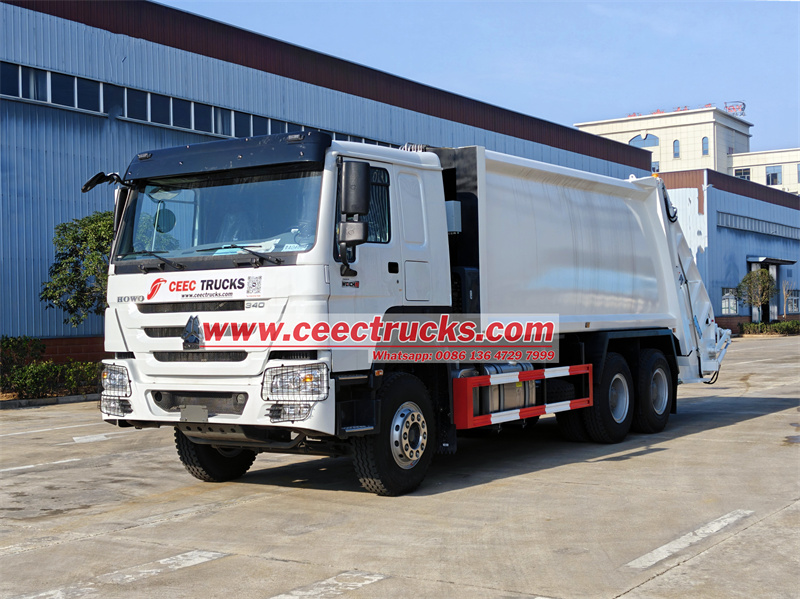 HOWO 20CBM garbage rear loader truck HOWO 20CBM garbage rear loader truck