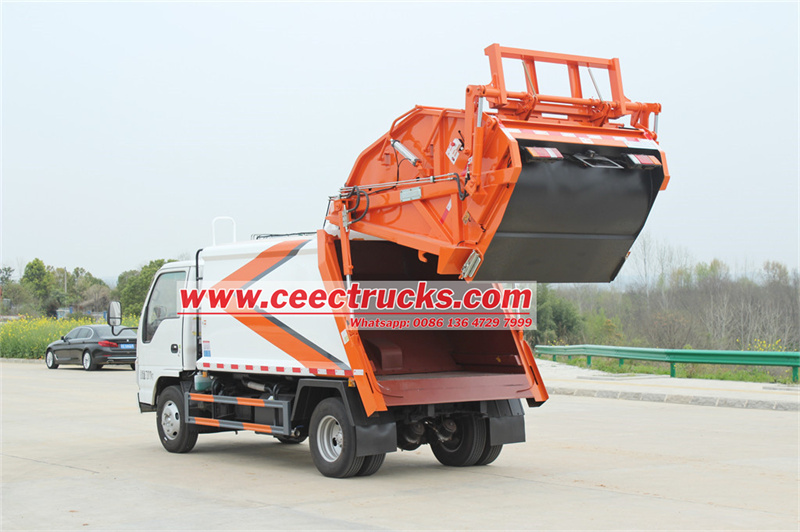 ISUZU NKR garbage rear loader ISUZU NKR garbage rear loader