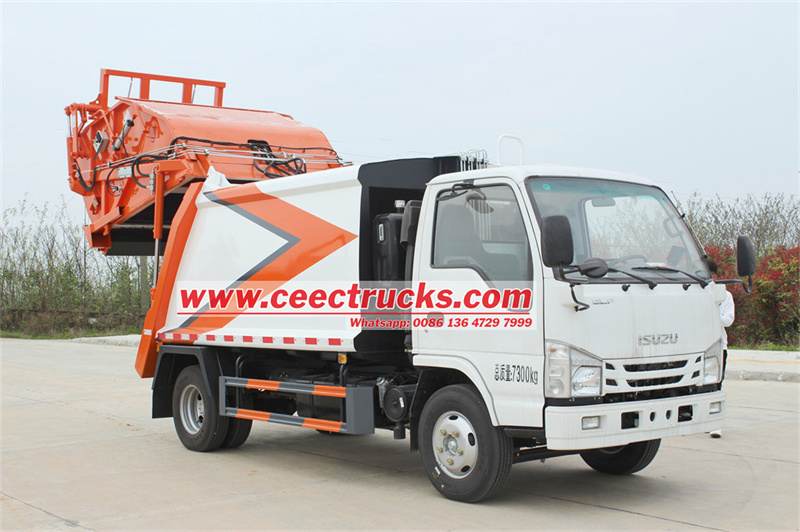 ISUZU NKR garbage rear loader ISUZU NKR garbage rear loader