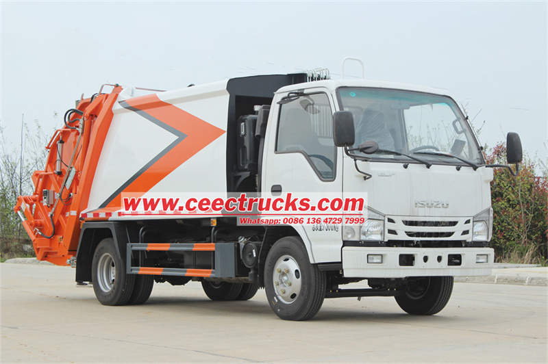 ISUZU NKR garbage rear loader ISUZU NKR garbage rear loader