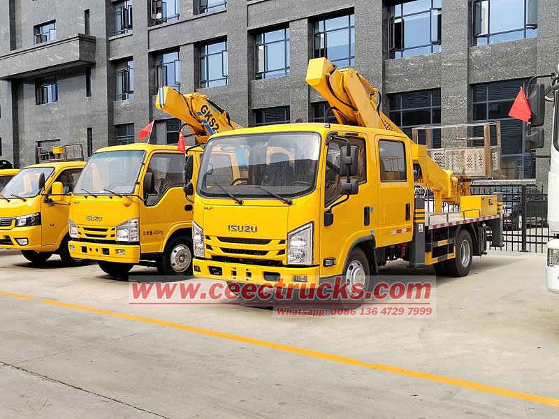 ISUZU DOUBLE CABIN AERIAL LIFT TRUCK