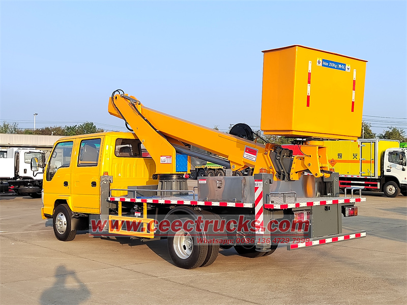 Isuzu 16m aerial lifter truck working platform