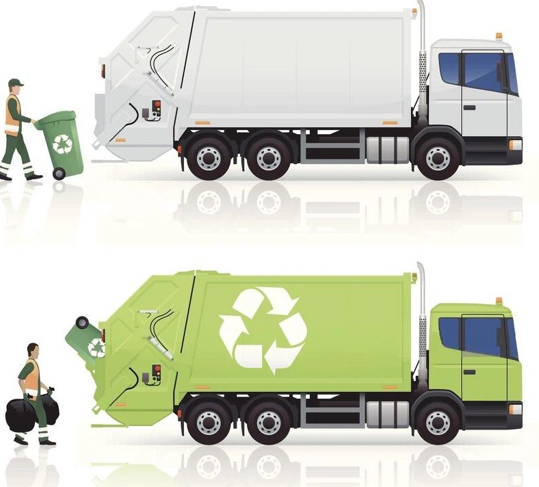 ISUZU FTR garbage compactor truck