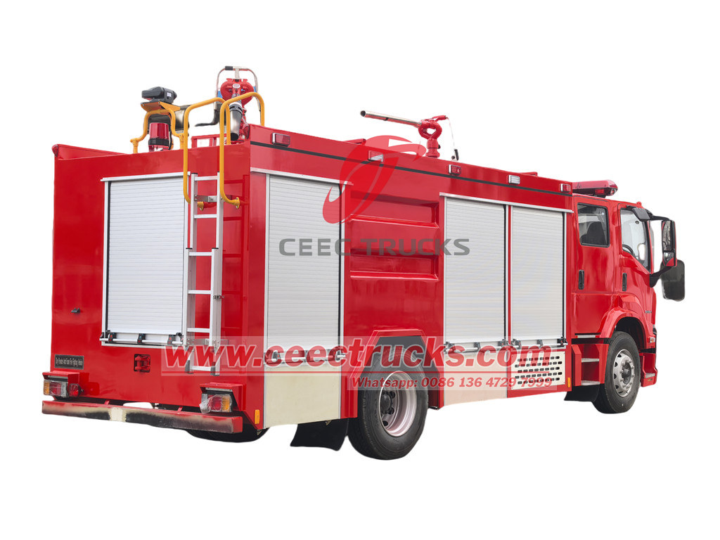 Isuzu dry powder fire truck Isuzu dry powder fire truck
