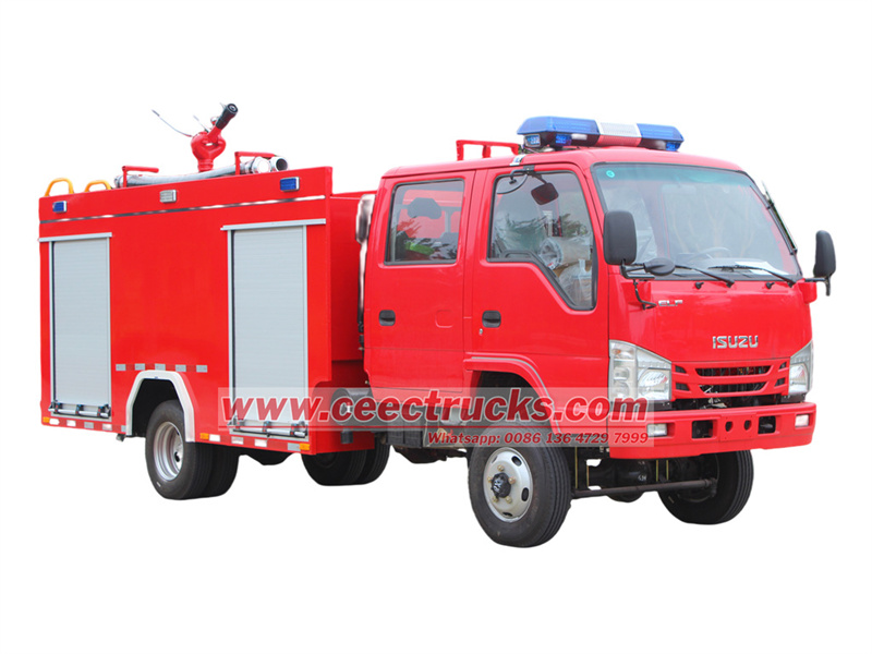 Isuzu 4x4 offroad fire engine