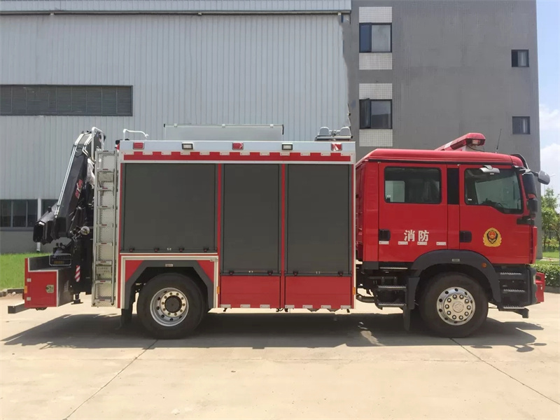 Howo 4x2 emergency lighting fire truck Howo 4x2 emergency lighting fire truck