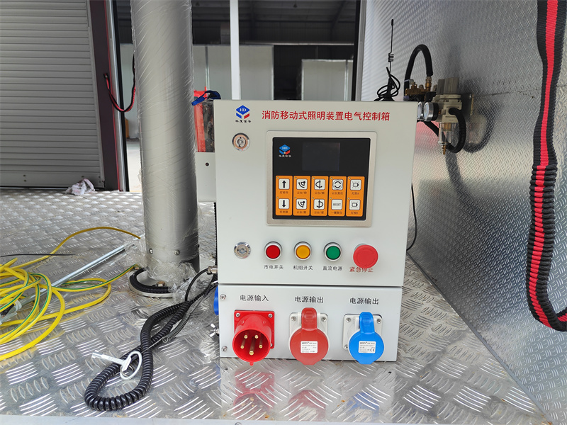 HOWO rescue fire truck with lighting device controller