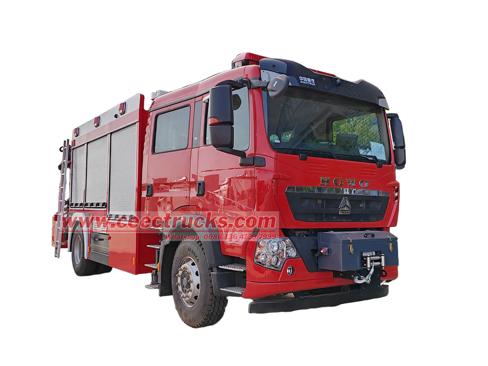 HOWO 4x2 medium fire protection tender HOWO 4x2 medium fire protection tender