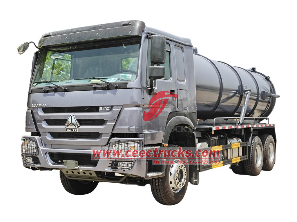 HOWO 18000L suction tanker truck HOWO 18000L suction tanker truck
