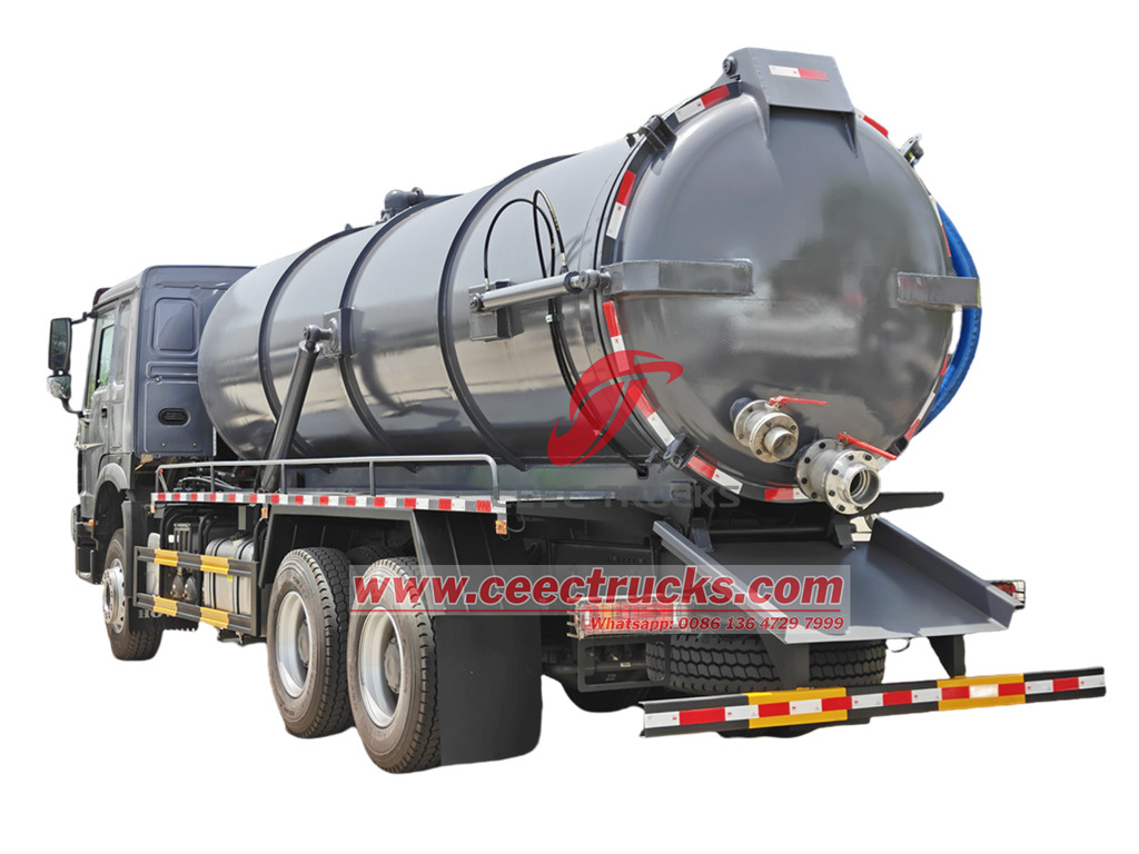 Sinotruk HOWO 18cbm sewer tanker truck Sinotruk HOWO 18cbm sewer tanker truck