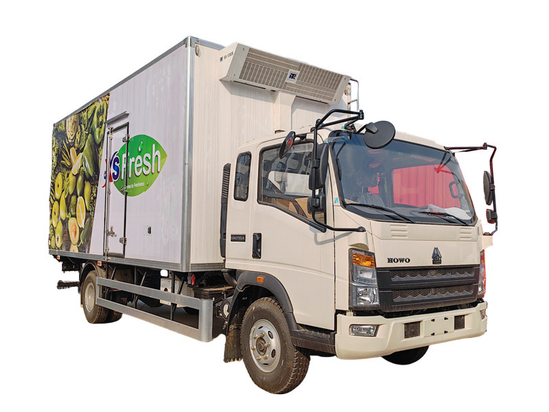 Howo light-duty 5tons chiller van