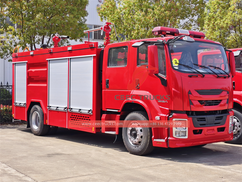Isuzu GIGA dry powder fire truck
