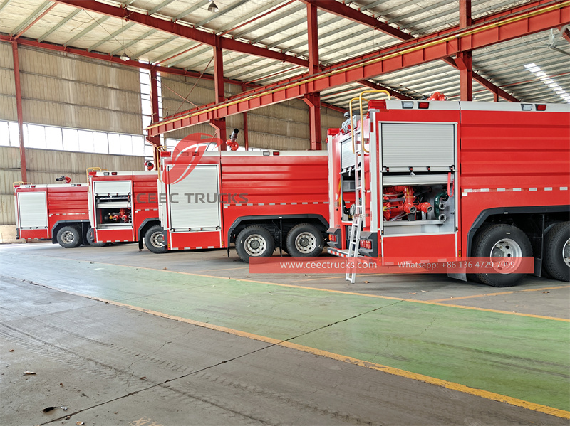 Howo heavy-duty 8x4 fire fighting truck