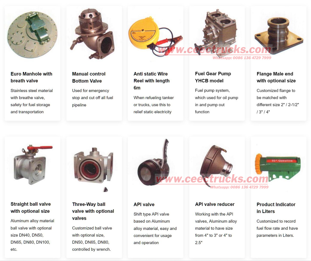 CEEC TRUCKS fuel bowser spare parts