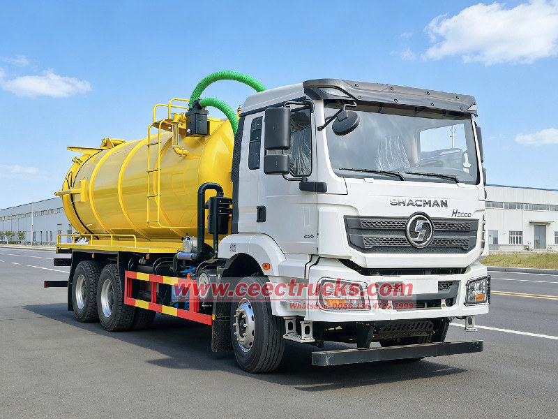 Shacman 18cbm vacuum pumper truck