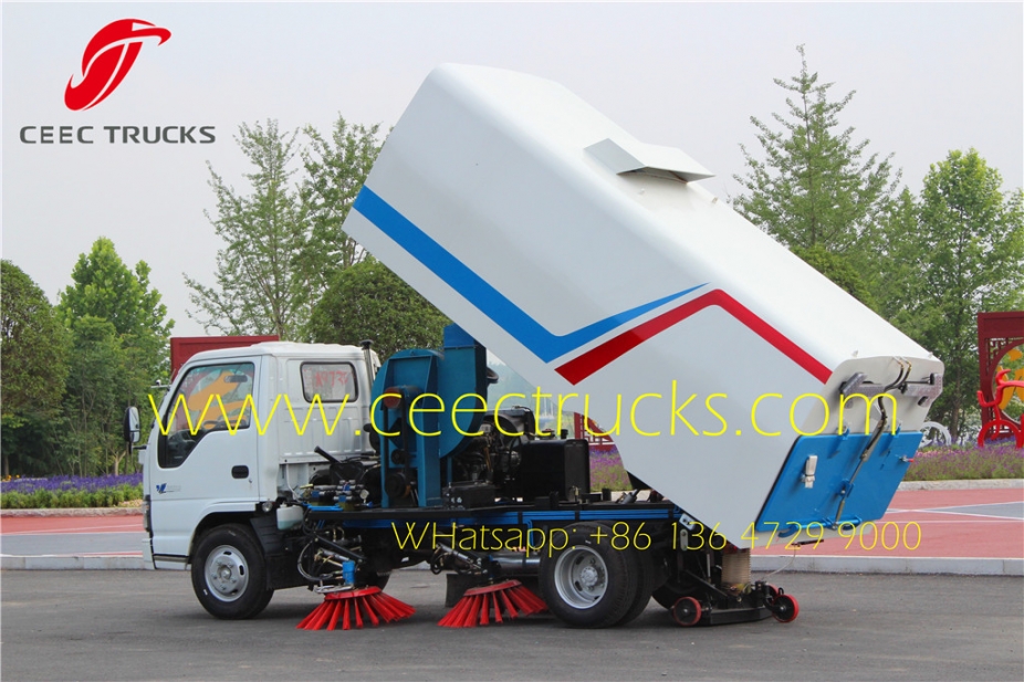 Manufacturer low price sale ISUZU 5CBM road sweeper
