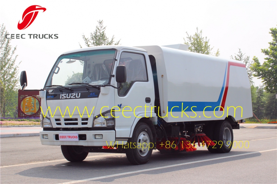 Manufacturer low price sale ISUZU 5CBM road sweeper