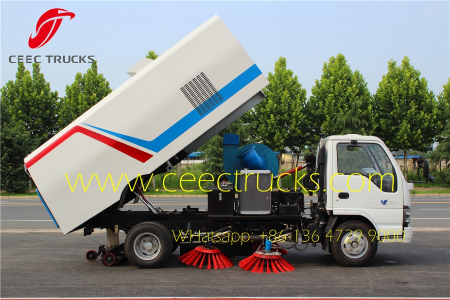 Manufacturer low price sale ISUZU 5CBM road sweeper