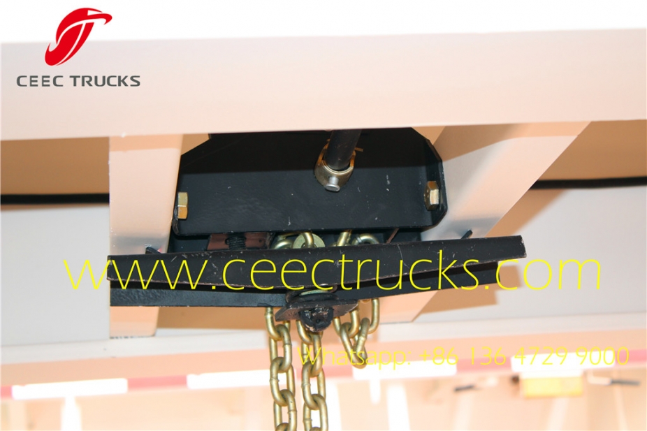 2 axle bogie suspension skeleton trailer 50T