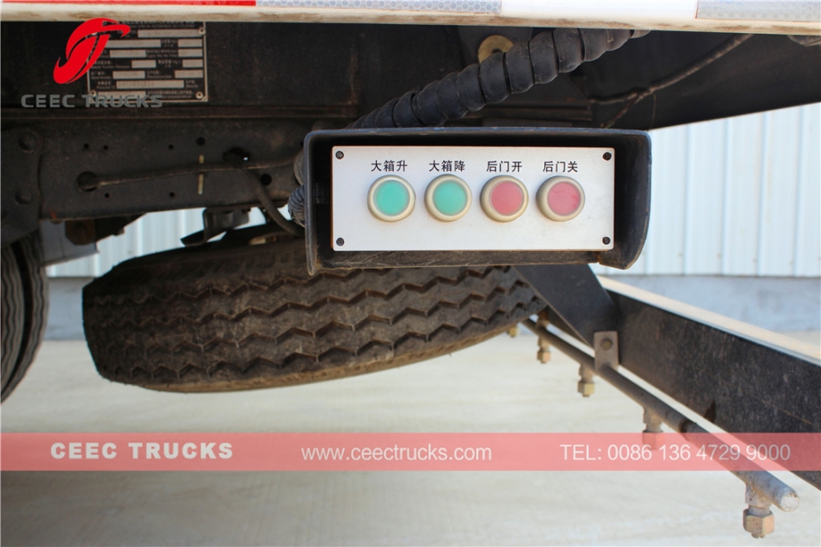 이수즈 5CBM 진공 로드 스위퍼 트럭